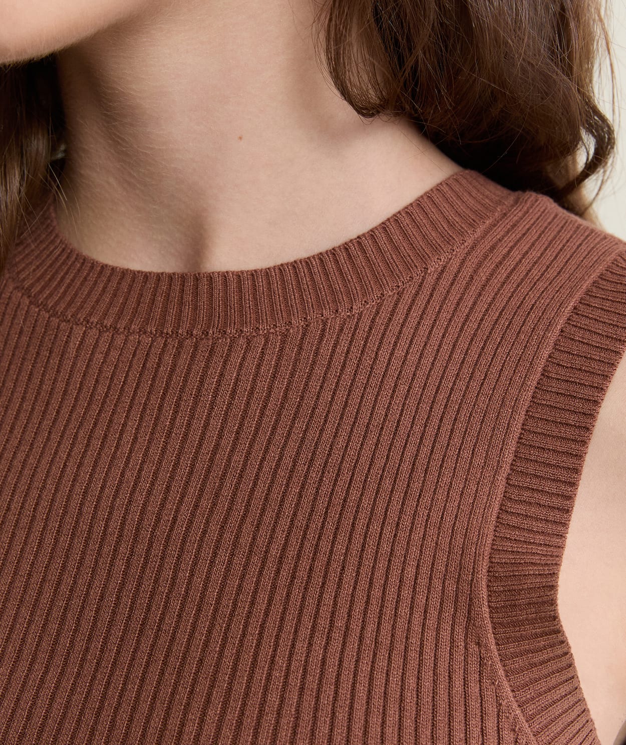 Débardeur en maille fine côtelée - Image 5