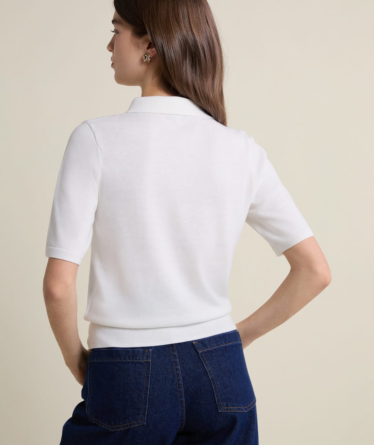 Polo en maille manches courtes - Image 2