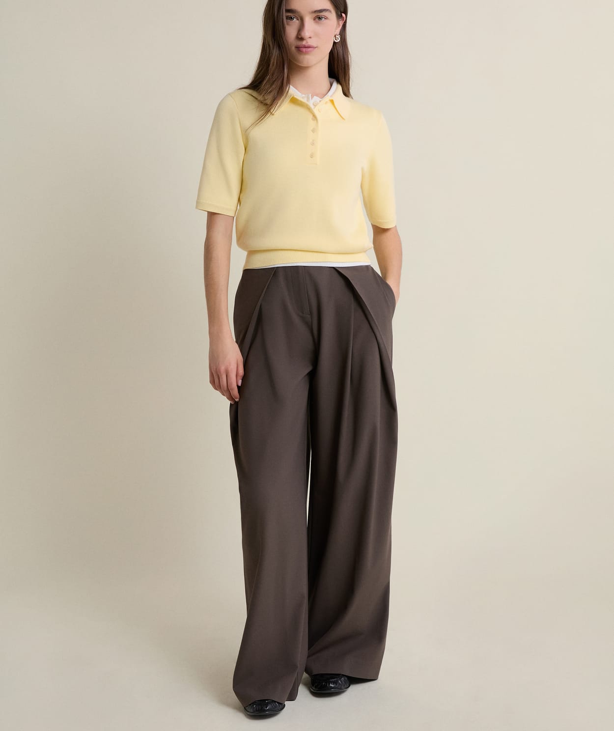 Polo en maille manches courtes - Image 3