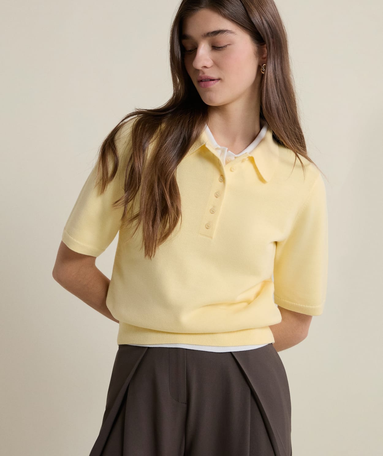 Polo en maille manches courtes - Image 4