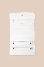 Trousse à bijoux matelassée à motifs fleurs - Miniature 3