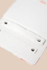 Trousse à bijoux matelassée à motifs fleurs - Miniature 4