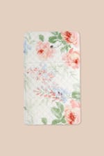 Trousse à bijoux matelassée à motifs fleurs - Miniature 5