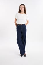 T-shirt manches courtes avec coton modal - Miniature 3