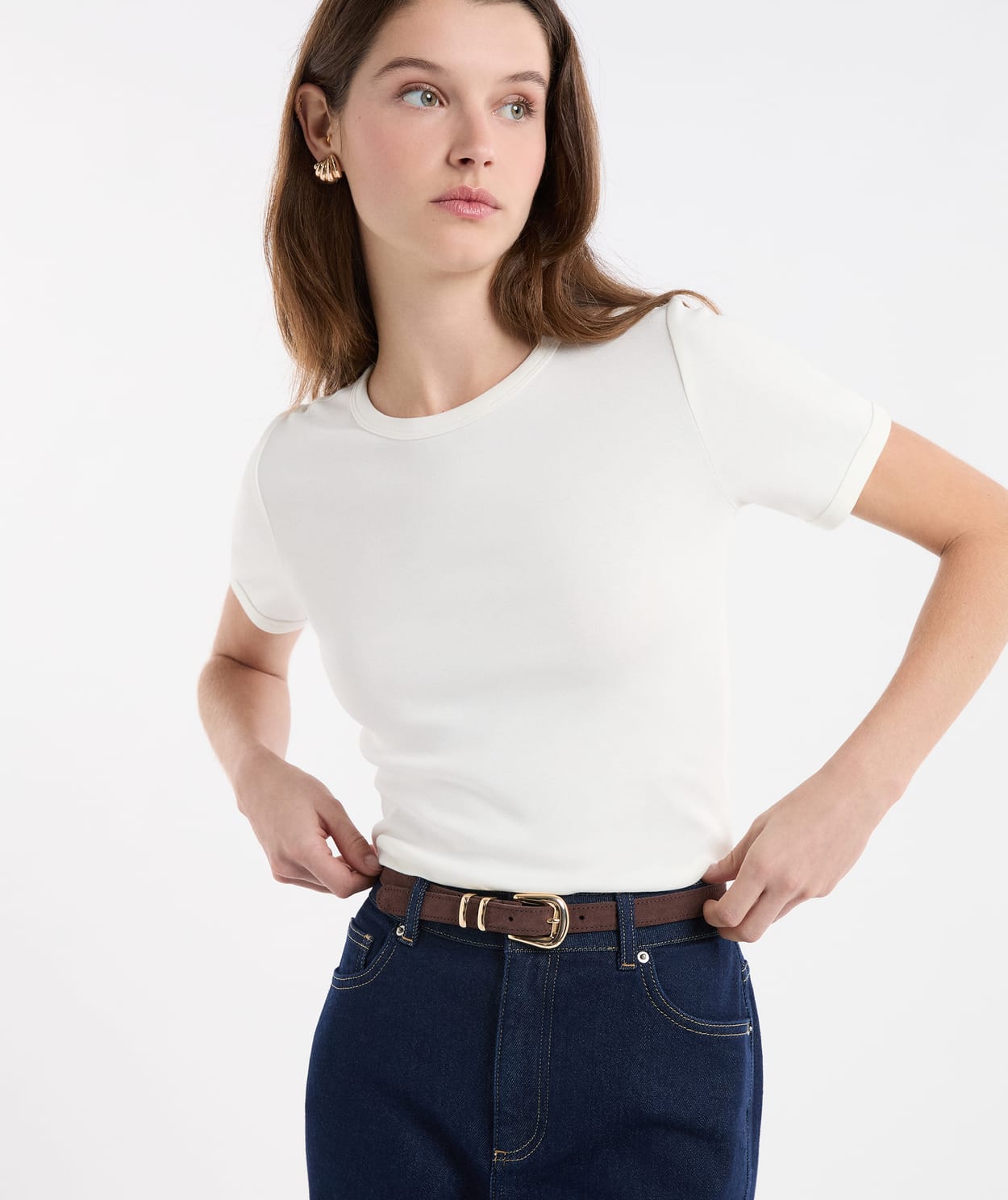 T-shirt manches courtes avec coton modal - Image 4