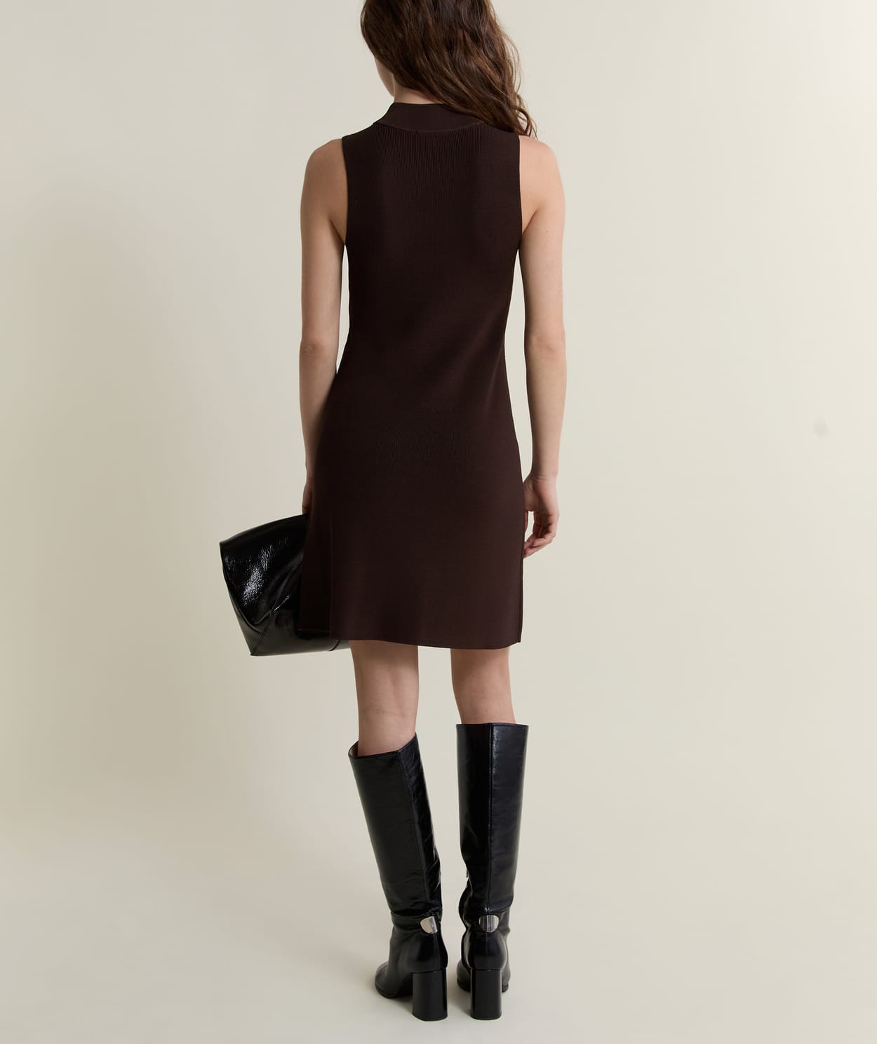 Robe courte à col cheminée - Image 2