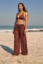 Pantalon fluide pailleté - Miniature 3