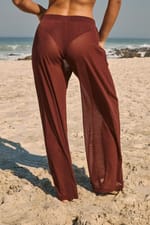 Pantalon fluide pailleté - Miniature 2