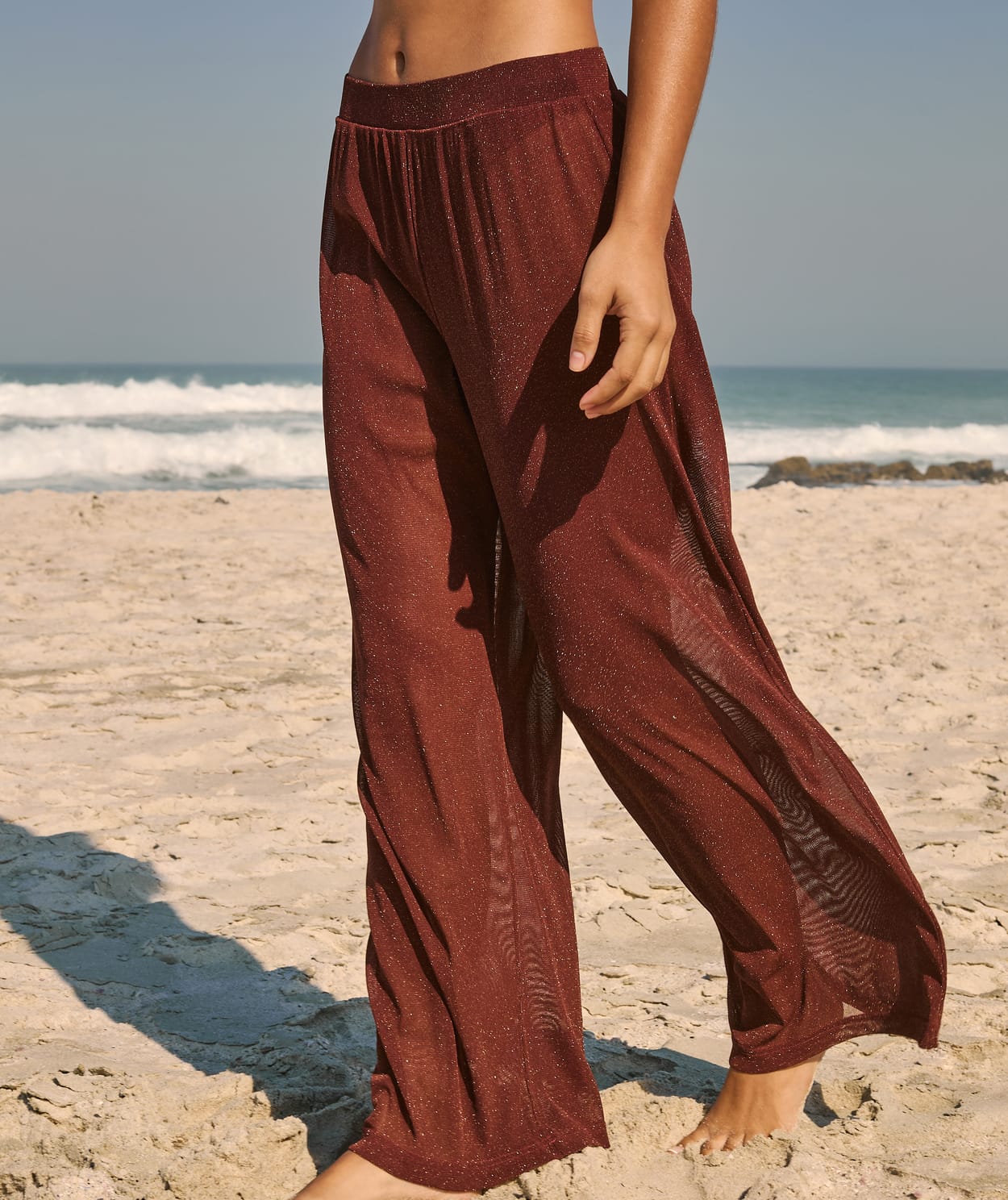 Pantalon fluide pailleté - Image 1