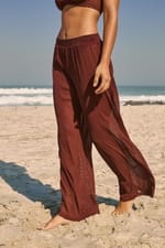 Pantalon fluide pailleté - Miniature 1