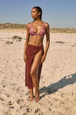 Paréo fluide pailleté avec anneau - Miniature 3