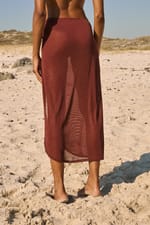 Paréo fluide pailleté avec anneau - Miniature 2