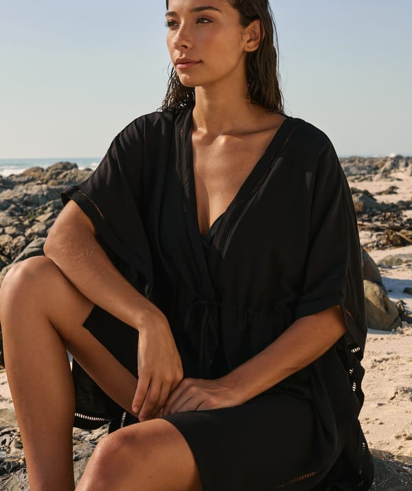 AMIRA B - Kimono avec broderie