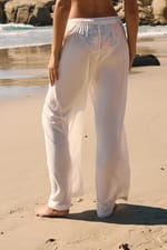 Pantalon fluide élastiqué - Miniature 2