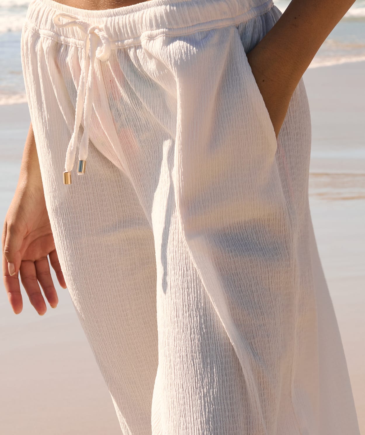 Pantalon fluide élastiqué - Image 5