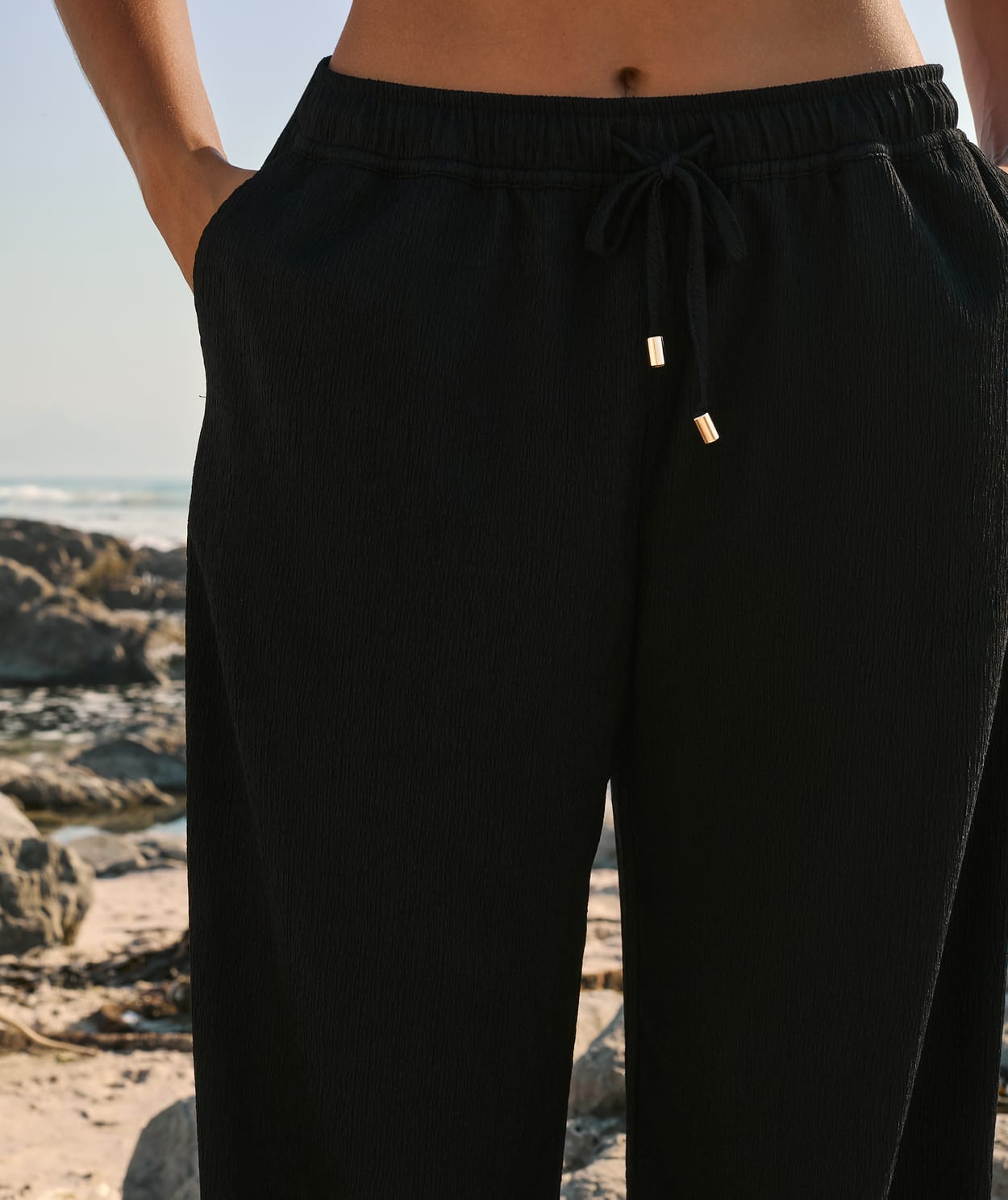 Pantalon fluide élastiqué - Image 5