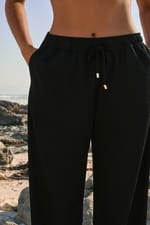 Pantalon fluide élastiqué - Miniature 5