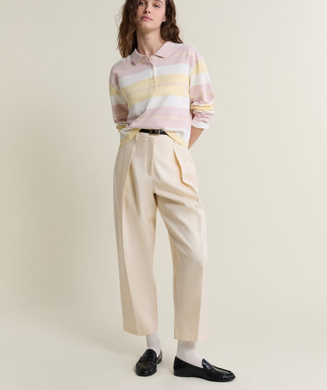 T-shirt manches longues col polo - Image 3