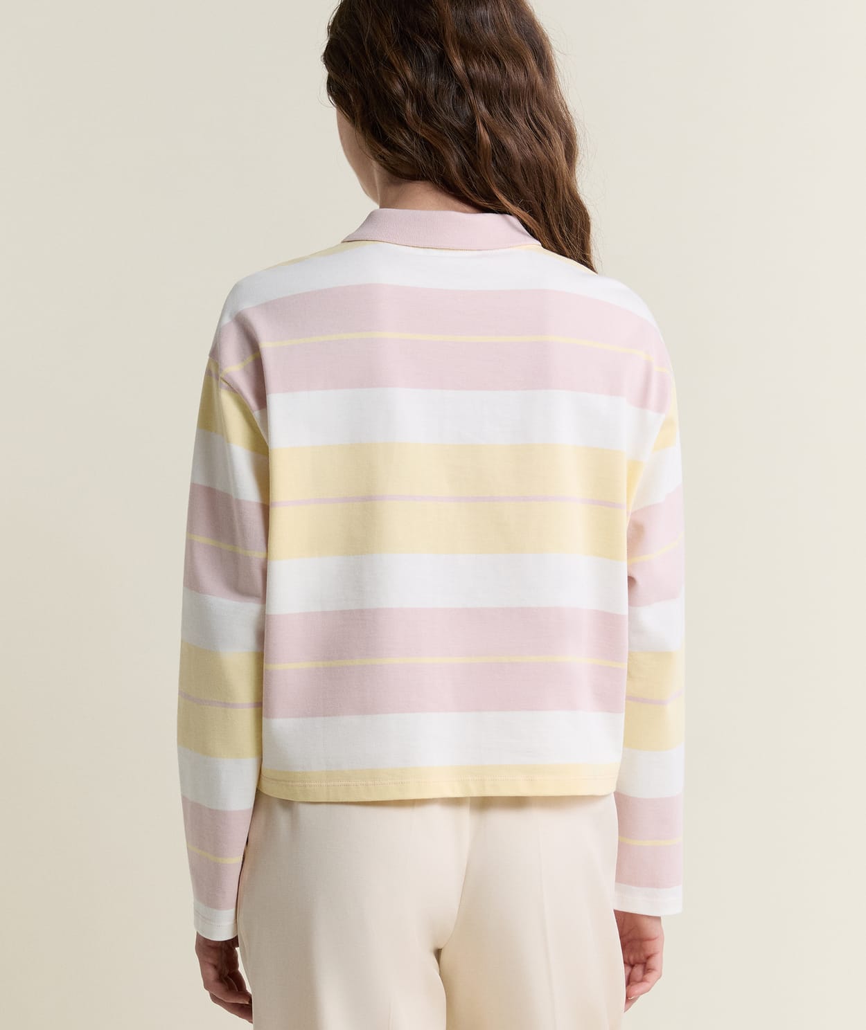 T-shirt manches longues col polo - Image 2