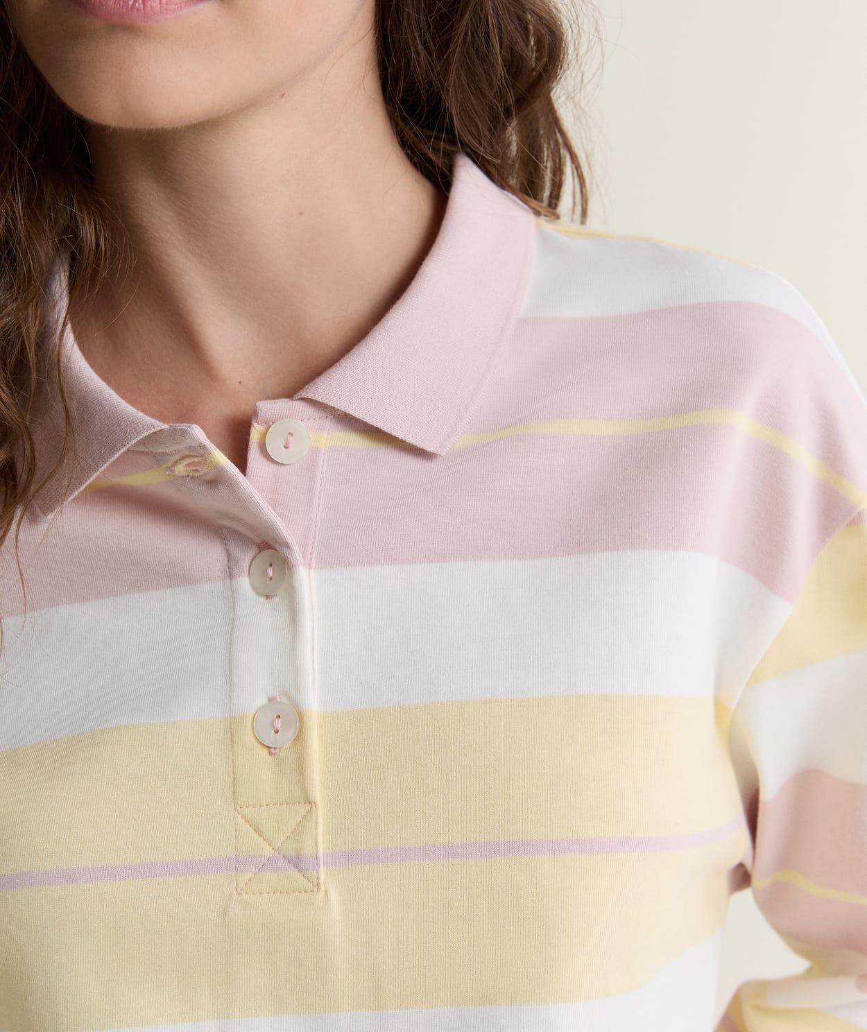 T-shirt manches longues col polo - Image 5