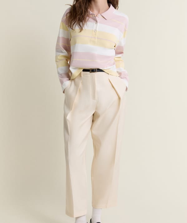 TERENCE - T-shirt manches longues col polo