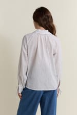 Blouse à rayures en coton - Miniature 2