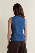 Top en denim - Miniature 2