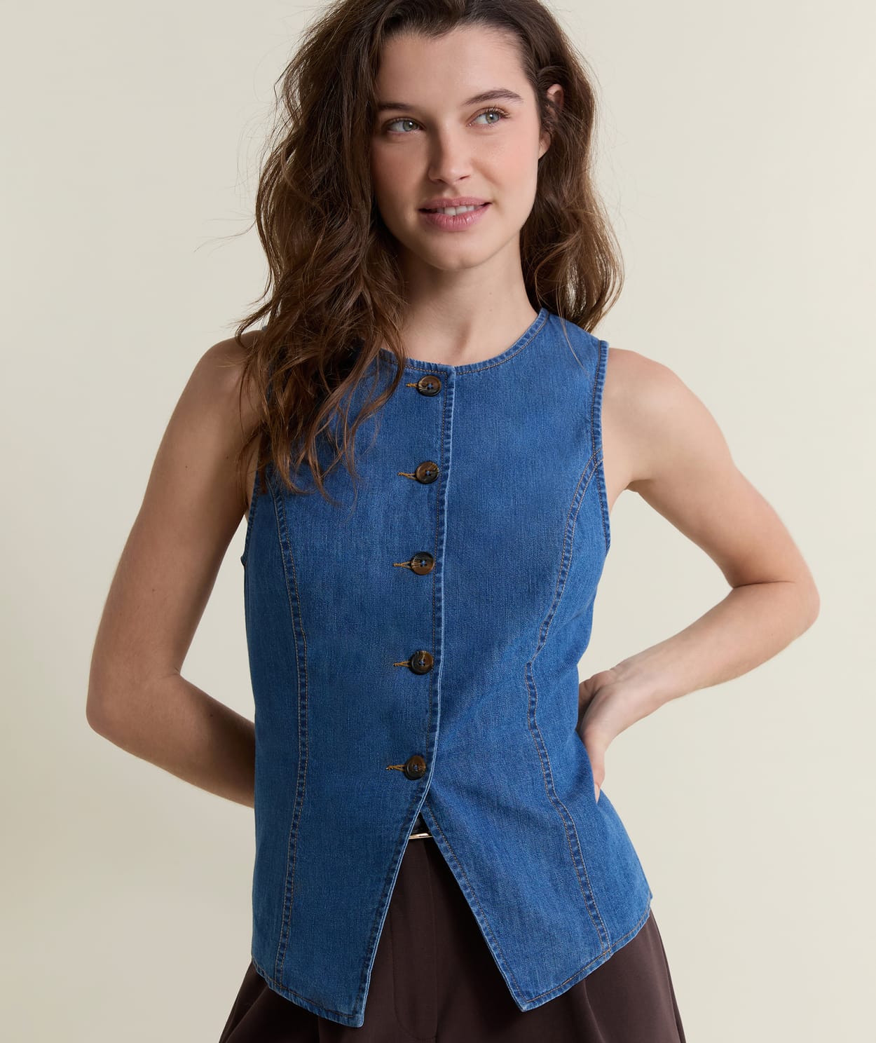 Top en denim - Image 1