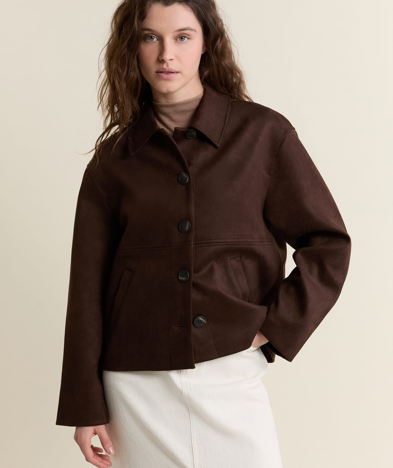 Veste effet daim - Image 5