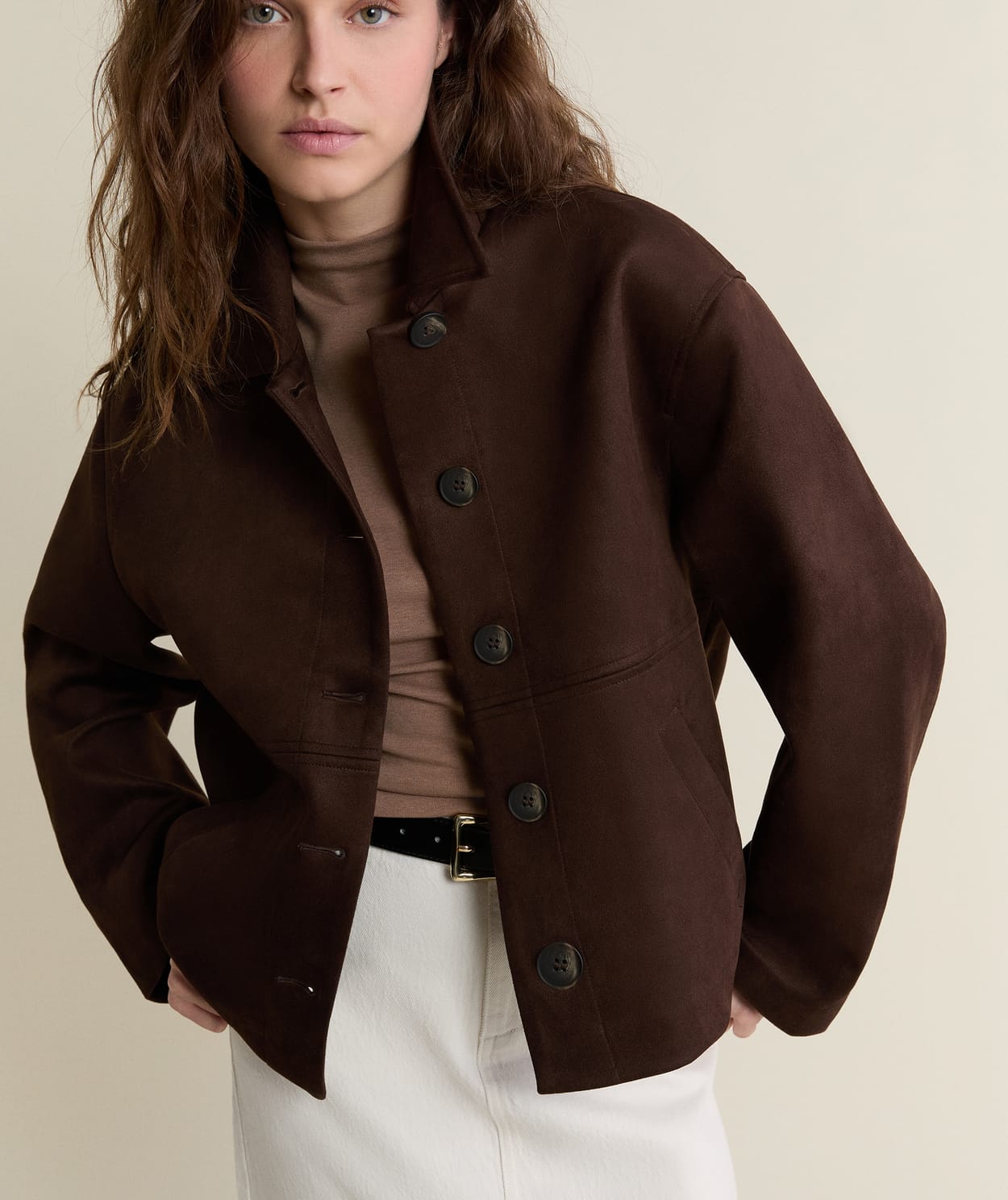 Veste effet daim - Image 2