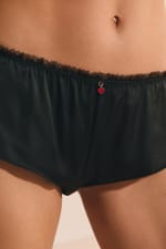Shorty satiné avec charm - Miniature 5