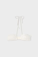Haut de maillot de bain bandeau texturé - Miniature 6