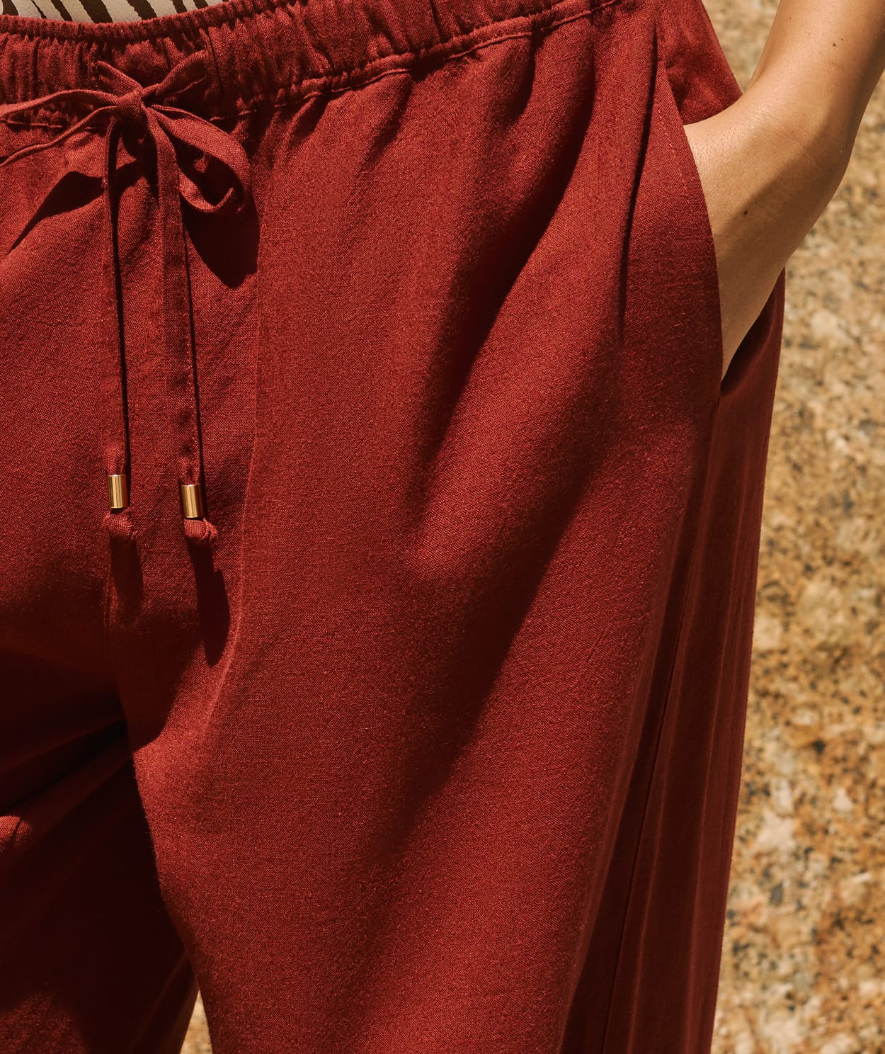 Pantalon fluide élastiqué - Image 5