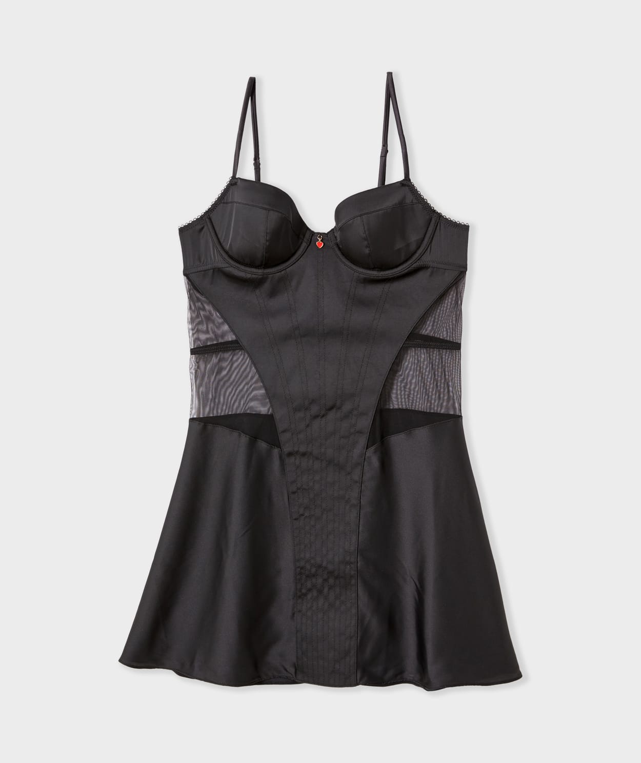 Robe satinée avec charm - Image 6