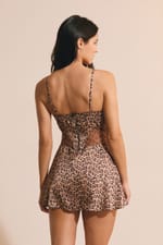 Robe satinée avec charm - Miniature 2