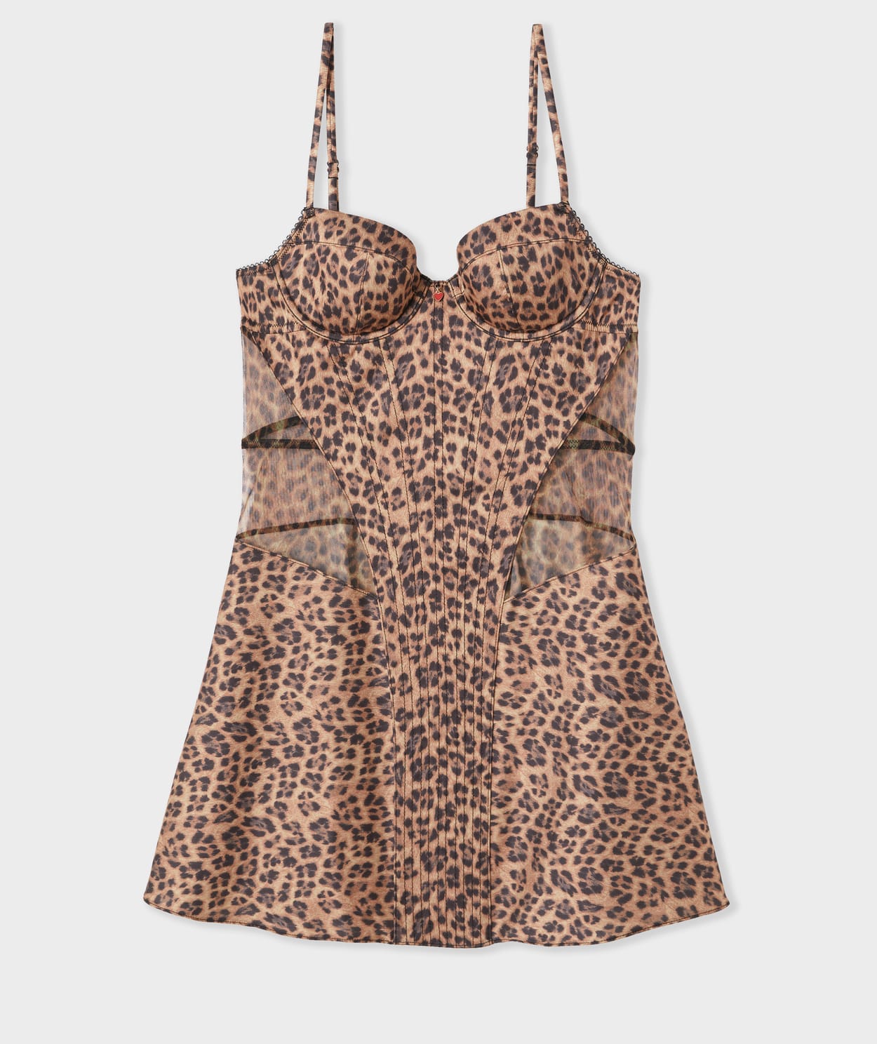 Robe satinée avec charm - Image 6