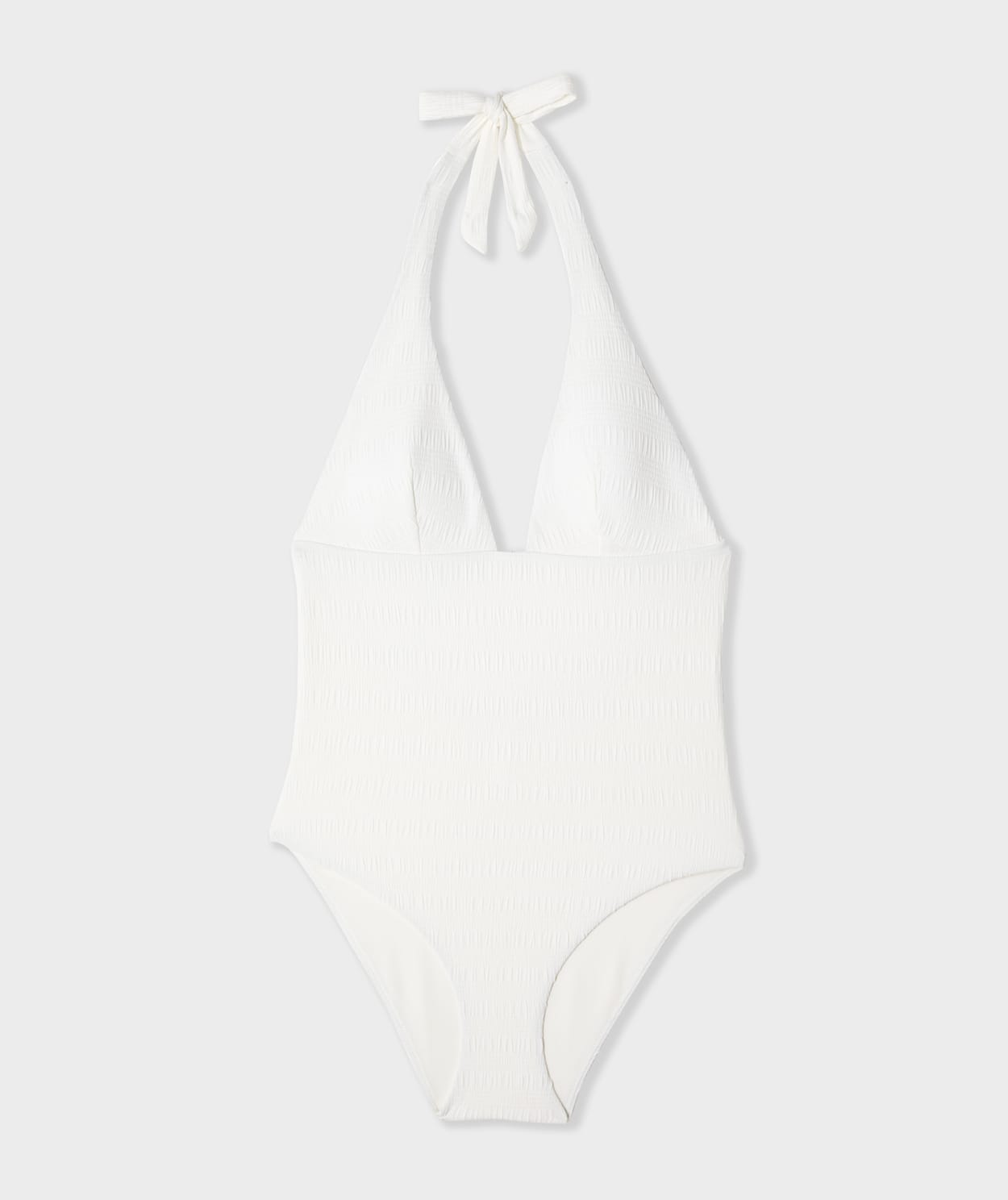 Maillot de bain 1 pièce texturé à nouer - Image 1