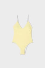 Maillot de bain 1 pièces à imprimé vichy - Miniature 6