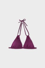 Haut de maillot de bain triangle multi positions à nouer - Miniature 6