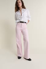 Pantalon droit taille haute - Miniature 1