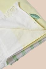 Fouta en coton à rayures à motif cerise - Miniature 4