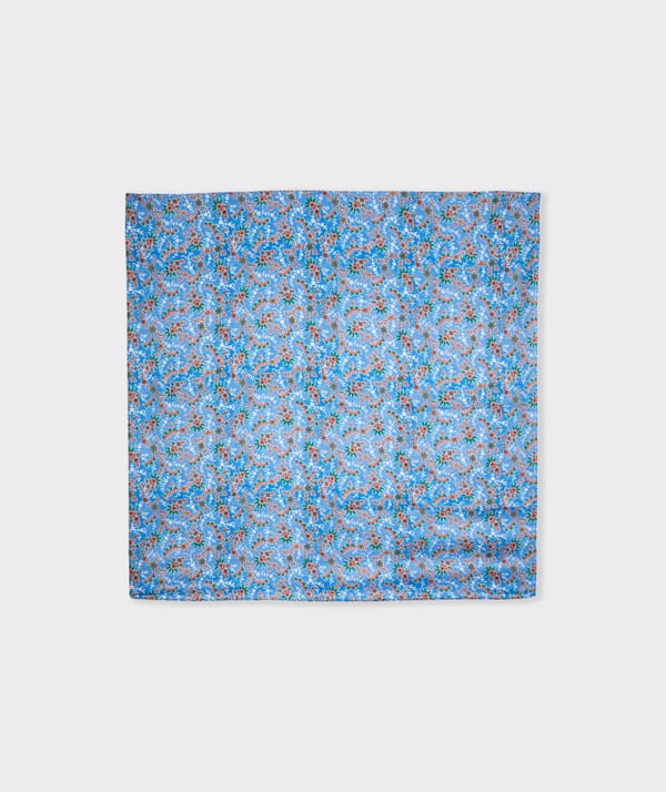 AQUAROSE - Foulard à motif floral