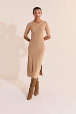 Robe midi en maille fine - Miniature 3