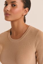 Robe midi en maille fine - Miniature 4
