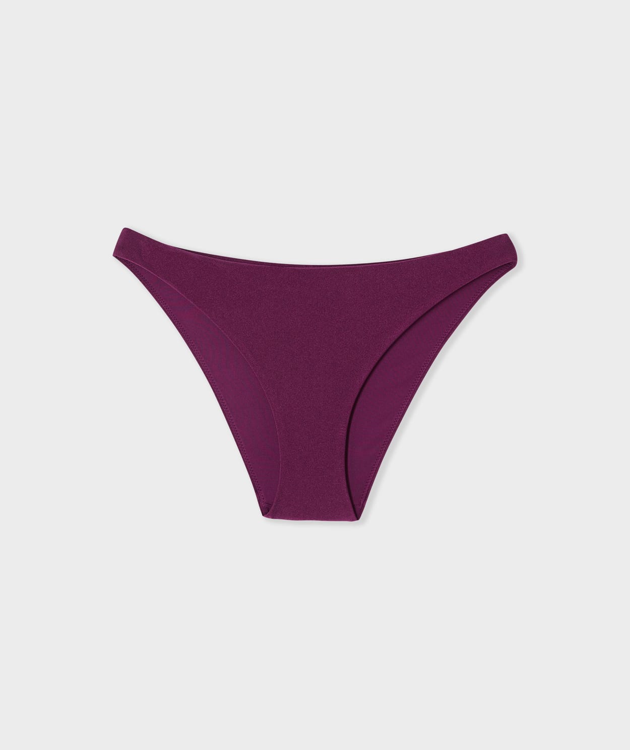 Bas de maillot de bain bikini satiné avec détail bijou - Image 1