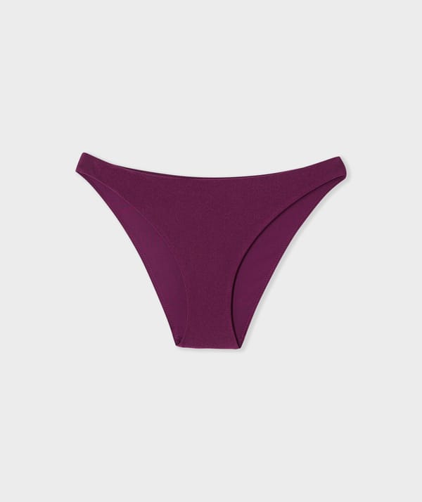 NOMAD - Bas de maillot de bain bikini satiné avec détail bijou