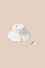 Chapeau à motifs cerises - Miniature 1