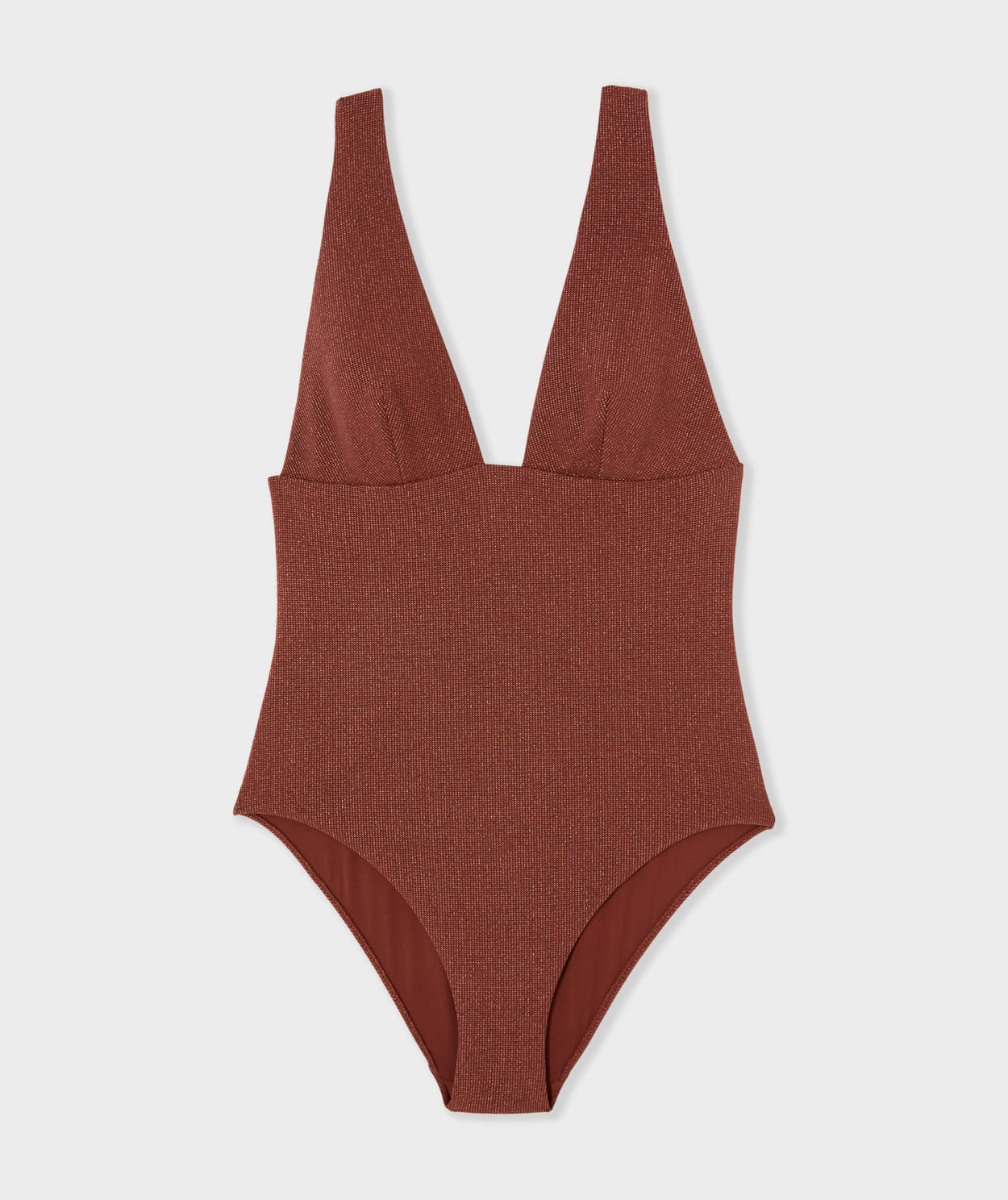 Maillot de bain 1 pièce pailleté avec pads amovibles - Image 6