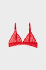 Soutien-gorge triangle en dentelle - Miniature 7