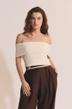 Top col bardot - Miniature 4